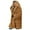 Brown, variant on Virmaxy Women's Fleece Lined Fuzzy Coat Faux-Skin Topcoat Long Sleeve Body Warmer Jacket Coat Soft Warm Fluffy Outerwear For Women Brown XS