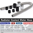 thumbnail image 3 of Justharion Radiator Rust-proof Water Hose Clamp Insulated Pipe Wire Hoses Auto Silver, 3 of 6