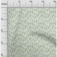 thumbnail image 2 of oneOone Velvet Light Green Fabric Asian Batik Floral Craft Projects Decor Fabric Printed By The Yard 58 Inch Wide, 2 of 4