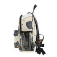 thumbnail image 4 of FORMRS School Backpack with Front Zippered Pocket 12" Student Travel Daypack, Halloween Black Pumpkins, 4 of 6
