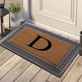 thumbnail image 2 of A1HC First Impression Rubber and Coir, Brown/Beige 24" X 39" Heavy Duty Outdoor Monogrammed Doormat, 2 of 8