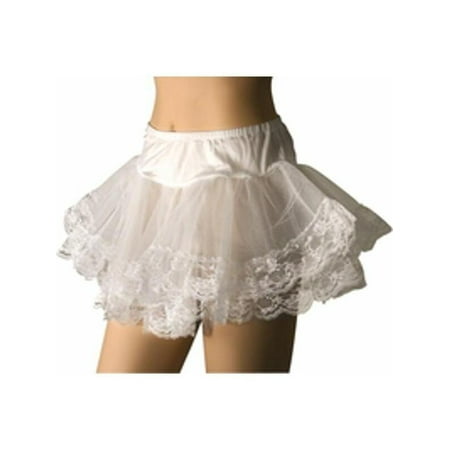 

Elastic White Lace Petticoat Slip