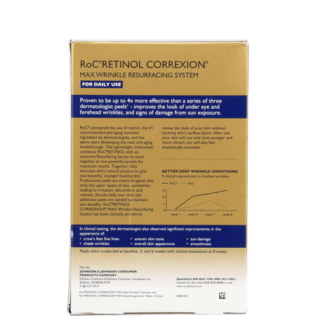 RoC Retinol Correxion Max Wrinkle Resurfacing System, 2 Piece Set