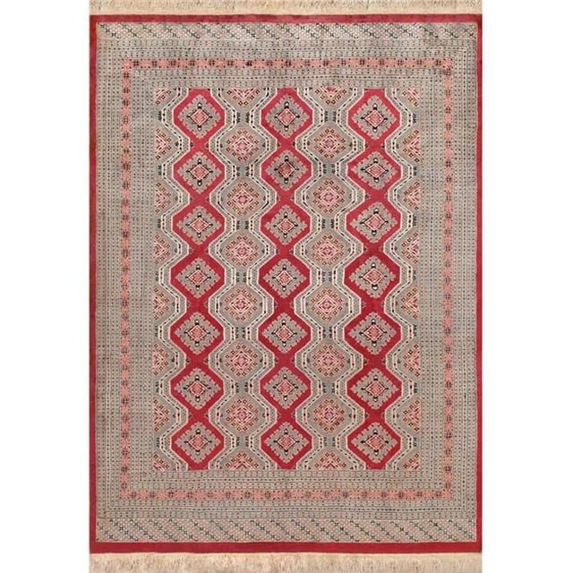Pasargad Home 69067 Tapis en Laine Noué à la Main Collection Bobara 6 Pi. 4 Po. x 8 Pi. 7 Po.