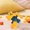Yellow, variant on EQWLJWE Toys Savings Educational Toys,Early Development Activity Toys,Great Children Mini Acousto-Light Electrical Pistol Small Q Toy Baby Multicolor Eight Sound Toy 0-3 Years Old
