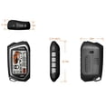 thumbnail image 3 of Car Keyless Entry & Remote Start System with PKE, Vibration Alarm, 2-Way LCD Display, Timer Function - 800M Range FSK Technology, 12V Gas/Diesel Compatible, Includes 2 Remotes & Control Module (No, 3 of 6