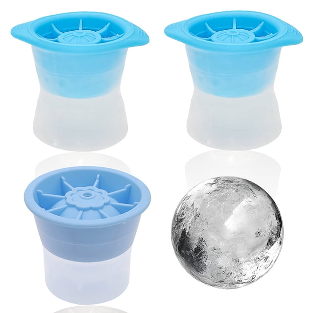 Bandejas de cubitos de hielo, máquina de hockey Bandeja de hielo Molde de bandeja de cubitos de hielo Molde de silicona para bolas de hielo Molde de cubitos de hielo MFZFUKR BST3016216-2