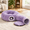 Dusty Purple-Round, variant on Straight Bubble Cat Tunnel For Indoor Cats 47"x12" Grey