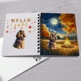 thumbnail image 4 of Hello Fall Cocker Spaniel Enjoys Warm Campfire Autumn Night Bright Moon Spiral Bound Journal Cockers Dog Lover Gifts 5x7in Spiral Notebook - 01008, 4 of 5