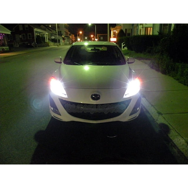 For Mazda 3 Mazda3 Bright White Replacement Light Bulbs for Halogen Headlamps Headlights