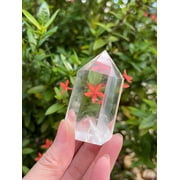 Premium Clear Quartz Obelisk, Standing Polished Clear Quartz Point (0.5-1 oz)