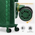 thumbnail image 2 of Hikolayae Crossroad Collection Hardside Spinner Luggage Sets in Horizon Green, 3 Piece - TSA Lock, 2 of 7