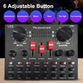 thumbnail image 2 of Multi-functional Live Sound Card BM800 Microphone Set Audio Recording Equipments (Black & Gold), 2 of 7