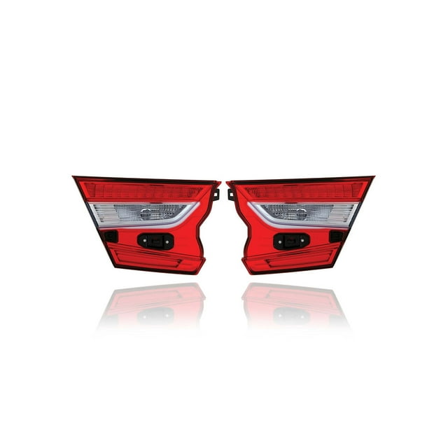 Tail Light Assembly - Compatible/Replacement for '18-20 Honda Accord Hybrid (Exclude Touring) - Inner On Trunk Lid - Pair, Left Driver + Right Passenger Set - 34150TVAA51, 34155TVAA51 - CAPA