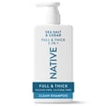 thumbnail image 2 of Native Full & Thick 2-in-1 Shampoo & Conditioner & Body Wash Set, Sea Salt & Cedar, Sulfate & Paraben Free, 16.5 oz, 2 of 3