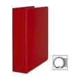 thumbnail image 4 of Business Source Basic Round Ring Binders 2" Binder Capacity - Letter - 8 1/2" x 11" Sheet Size - Round Ring Fastener(s) - Vinyl - Red - 1.52 lb - 1 Each, 4 of 7