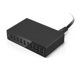 thumbnail image 1 of Estación de carga USB de 10 puertos, cargador rápido multifuncional, cargador de pared de escritorio con enchufe estadounidense (negro), 1 of 3