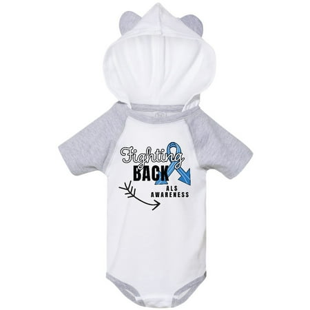 

Inktastic ALS Awareness Fighting Back Gift Baby Boy or Baby Girl Bodysuit