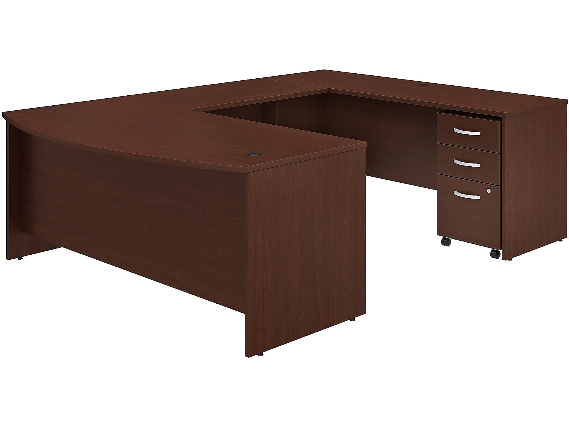 Bush Business Furniture Studio C 71 UShaped Desk with Mobile File