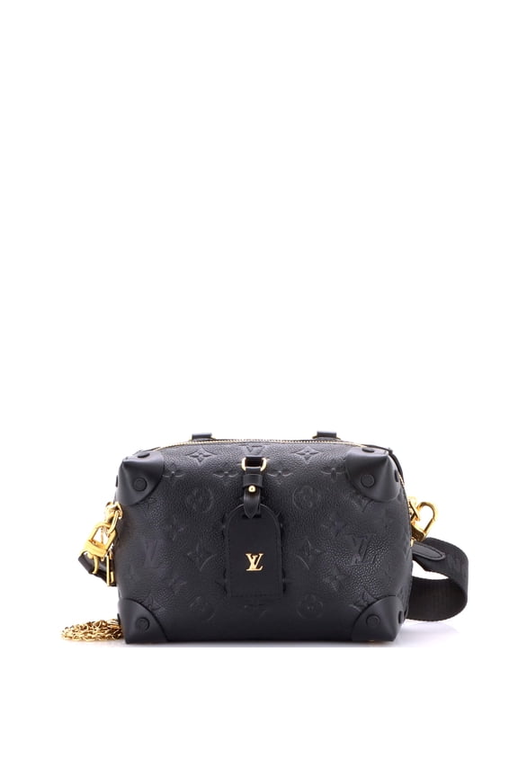 Pre-Owned Petite Malle Souple Handbag Monogram Empreinte Leather By Rebag
