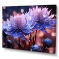 thumbnail image 2 of Designart "Dreamy Impression Of Purple Cornflowers V" Cornflowers Wall Decor, 2 of 7