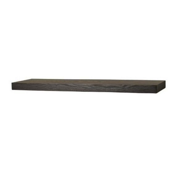 Amore Designs GRD1024SES Wood Shelving Grande Espresso Straight Shelf, 24 in.