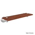 thumbnail image 4 of Washington Square Collection 16-in Solid IPE Ironwood Shelf in Satin Nickel, 4 of 5