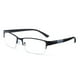 thumbnail image 1 of Gafas de lectura de negocios antiluz azul para hombre, lentes de Metal con media montura, protección ocular para dioptrías de oficina + 1,0 1,5 2,0 2,5 3 3,5 4,0, 1 of 4