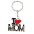 thumbnail image 1 of 1pc I LOVE MOM Key Chain Fashion Metal Key Ring for Mother's Day Gift Birthday Present, 1 of 3