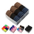 thumbnail image 3 of YAOBAMM Ponytail Holder Hair Ties 30Pcs Non fall Tight High Elastic Simple Hair Ropes Accessories Band, 3 of 7