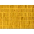 thumbnail image 1 of Ahgly Company Machine Washable Indoor Rectangle Checkered Yellow Modern Area Rugs, 8' x 12', 1 of 4