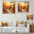 thumbnail image 4 of Designart "Bold horizon Canyon Desert IX" Landscapes Canvas Wall Art, 4 of 5