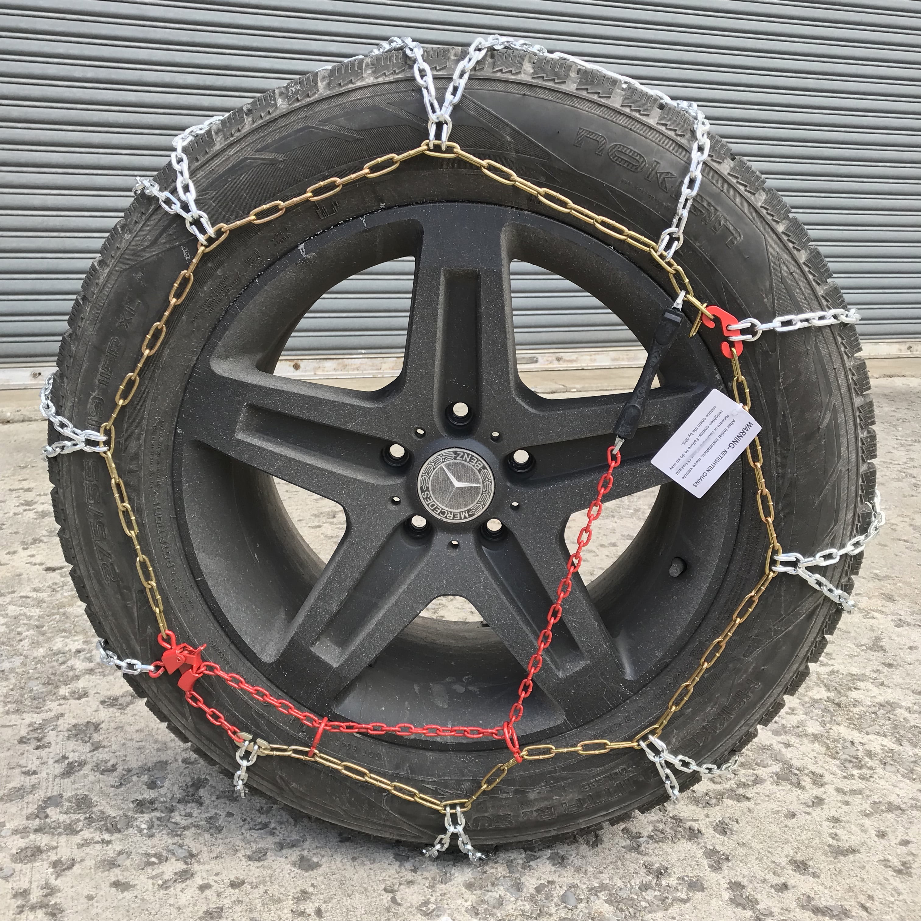 Snow Chains 275/45R21, 275/45 21 TUV Diamond Tire Chains set of 2