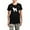 With Gray Camo Pant, variant on CafePress - Shiba Inu Women's Dark Pajamas - Women's Short Sleeve Print T-Shirt and Pants Dark Cotton Pajama Set