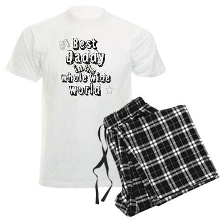 CafePress - Best Daddy Men's Light Pajamas - Men's Light Loose Fit Cotton Pajama Set
