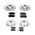thumbnail image 3 of PowerStop Front and Rear Z23 Evolution Sport Carbon-Fiber Ceramic Brake Pad and Drilled & Slotted Rotor Kit Fits: HYUNDAI Select Models K5367, 3 of 10