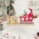 thumbnail image 5 of Ganfancp Christmas Ornaments Xmas Wood Decorations Hand Made Santa Claus For Holiday Party Festival Fireplace Home Decor Festival Table Decoration Ofertas de La Semana 1X Decoración de Papá Noel, 5 of 6