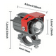 thumbnail image 3 of Par Faros  Bloosom Lupa Doble Color Exploradoras Para Auto Moto 60w Negro, 3 of 4