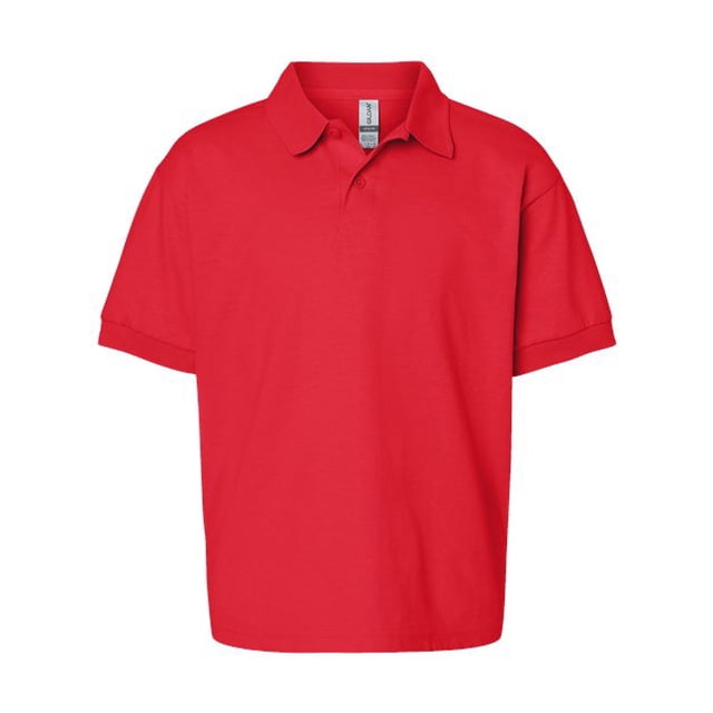 Adulto Gildan DryBlend Jersey Polo (Rojo) (Pequeño)