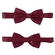 thumbnail image 3 of Corbata de Lazo de Satén Sunnimix Vino Pañuelo Fajín Rojo, 3 of 8