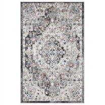 Concord Global Trading  Vintage Barclay Medallion Rectangle Area Rug - Ivory - 3 x 4 ft.