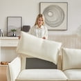 thumbnail image 3 of Luxury Sectional For Living, High Upholstery, Thick Padding, Stable Wood Frame Apartment Living Room, Extra Pillows, Materials,, 3 of 6