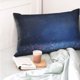 thumbnail image 4 of Fotbe Retro Blue Glitter Funda de Almohada Decorativa Estilo Occidental, Lujo en Algodón, Fundas para Almohadas King, Cojín Estampado para Decoración del Hogar-16"x24", 4 of 6