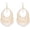 White, variant on Boho Beaded Earrings for Women Ethnic Handmade Gold Cut Out Geometric Round Dangle Chandelier Earrings Boho Vintage Colorful Tassel Earrings Holiday Party Jewelry Gift[s8295]