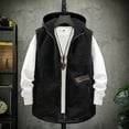 thumbnail image 2 of Mens Fall And Winter Padded And Thickened Vest Double Wear Lambs Wool Cotton Coat Coat Jacket Undershirt, 2 of 4