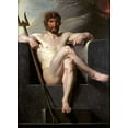 thumbnail image 2 of Fuger, Friedrich Heinrich 11x14 White Modern Wood Framed Museum Art Print Titled - Vintageeidon Enthroned, 2 of 4