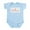 Sky Blue, variant on CafePress - Twincess Infant Bodysuit - Baby Light Bodysuit, Size Newborn - 24 Months