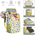 thumbnail image 5 of Travel Cooler Bag - White Cartoon Dinosaurs Cacti Pattern Camping Beer Cooler Backpack with Bottle Opener- Waterproof Insulated Picnic Backpacks - Cooler Bag for Beach, 5 of 6