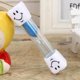 thumbnail image 4 of Cepillo de dientes sonriente para niños con reloj de arena azul de 2 minutos, 4 of 5