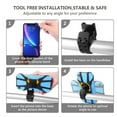 thumbnail image 5 of 360° Rotation Bike Phone Mount | Universal ABS Handlebar Smartphone Holder | Fits 4.0"-6.5" Screens | Secure Shockproof Elastic Bands | Easy Install | Motorcycle Stroller Compatible, 5 of 7